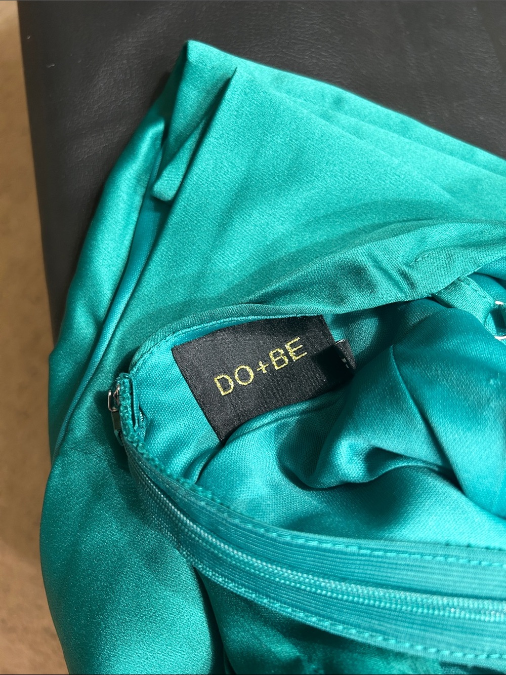 DO+BE Emerald Green Mini Dress - Picture 4 of 5